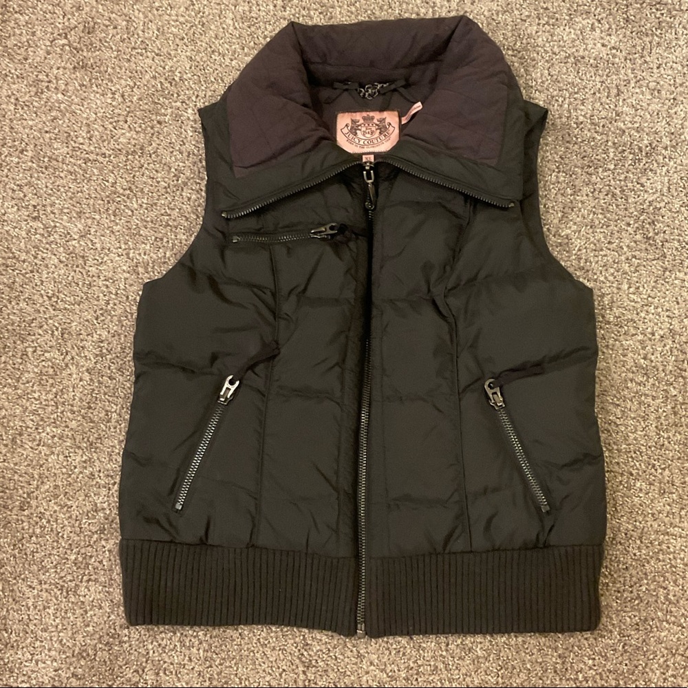 Juicy Couture Vest, black, size XL, like new! - Picture 1 of 7